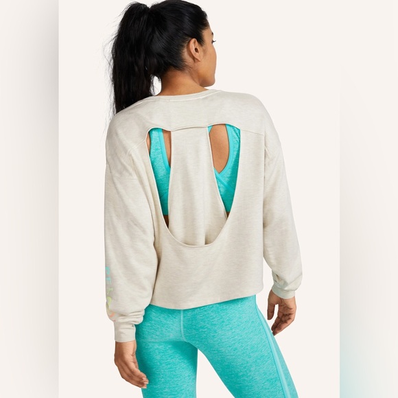 Peloton Women’s Large Open Back Work It Out Open Back Long Sleeve - Picture 9 of 10